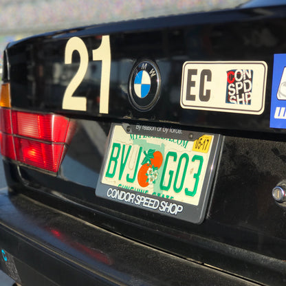 Condor Speed Shop - Condor License Plate Frame