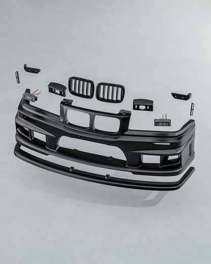 ITATSI - BMW E36 Front Bumper (Nose Panel integrated)