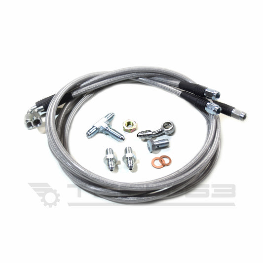 TECH 53 - BMW Stand Alone Dual Hydro Stainless Steel Braided Lines DOT Compliant