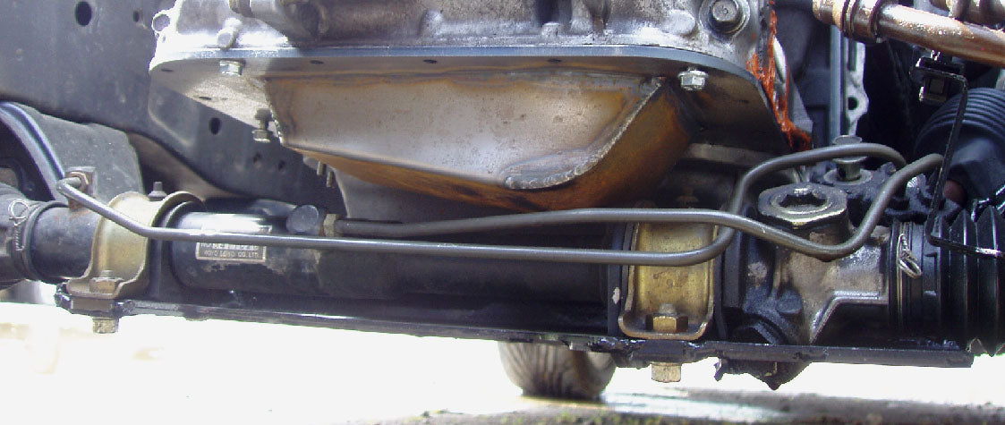 20B to RX7 FD Cross Member Mod w/o outer heims