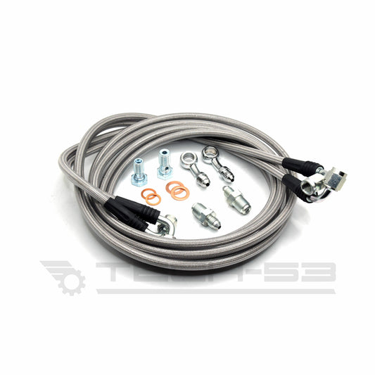 TECH 53 - BMW INLINE HYDRO STAINLESS STEEL BRAIDED LINES KIT