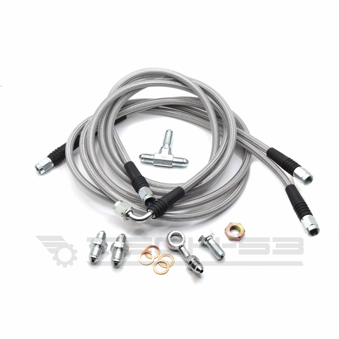 TECH 53 - Nissan 370Z Stainless Steel Dual Hydro Line Kit