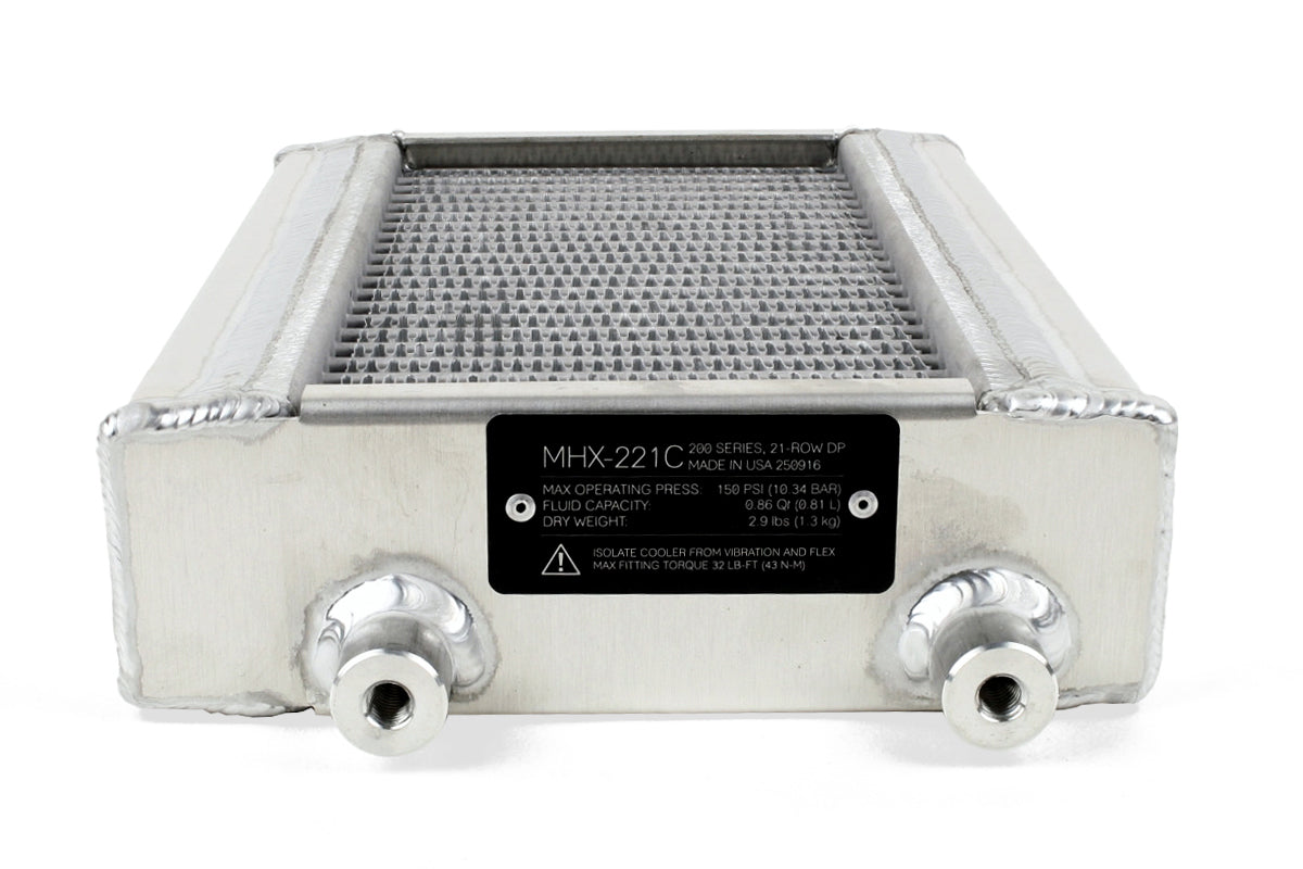 Improved Racing - High-Efficiency Double-Pass Oil Cooler, MHX-221C C6 Corvette (Street / Strip)