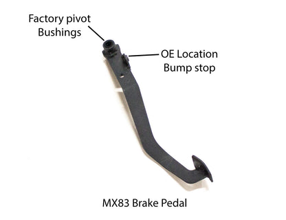 MX83 Clutch Pedal RHD and Parts