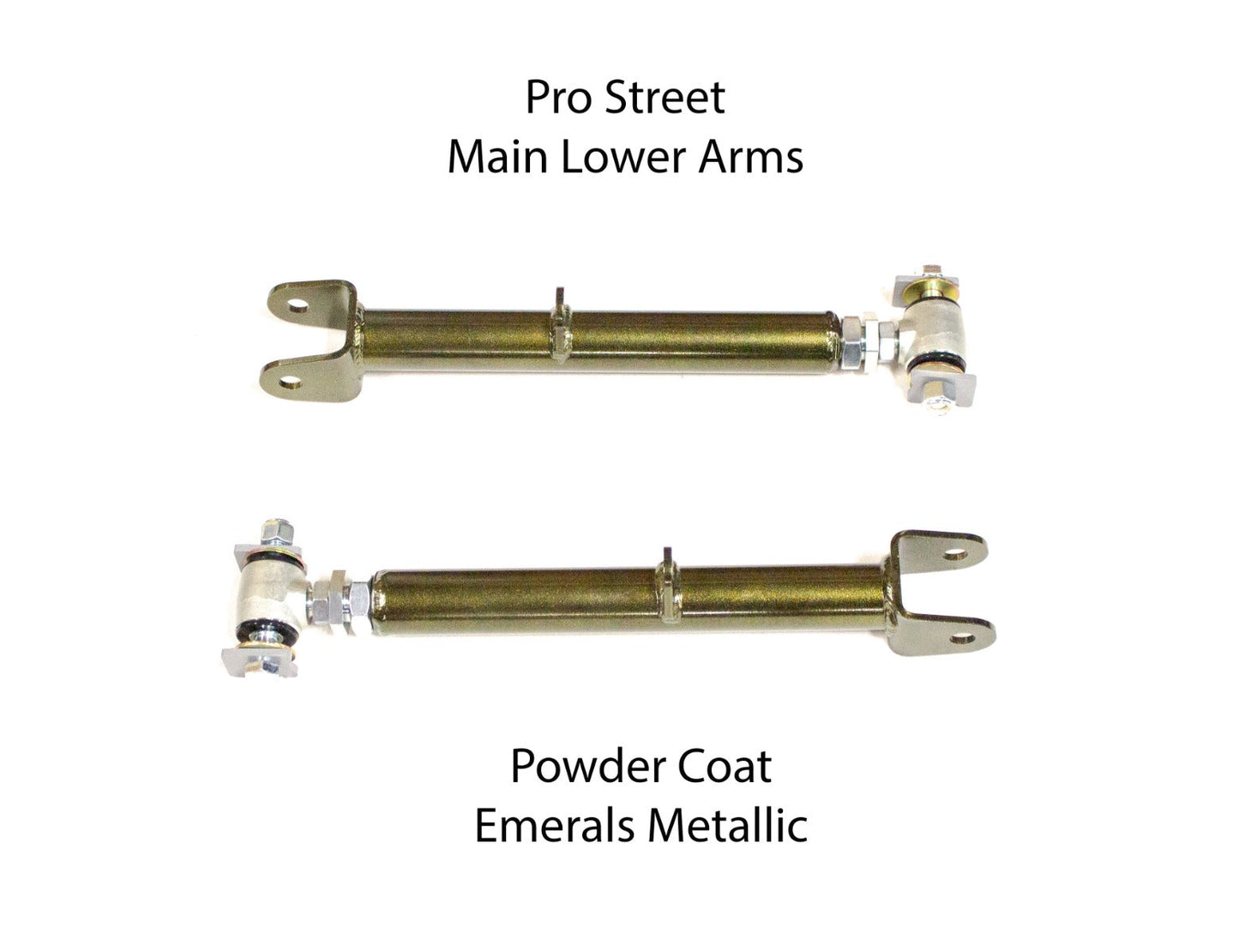 MX83 Rear Adjustable Arms - Pro Street - Emerald