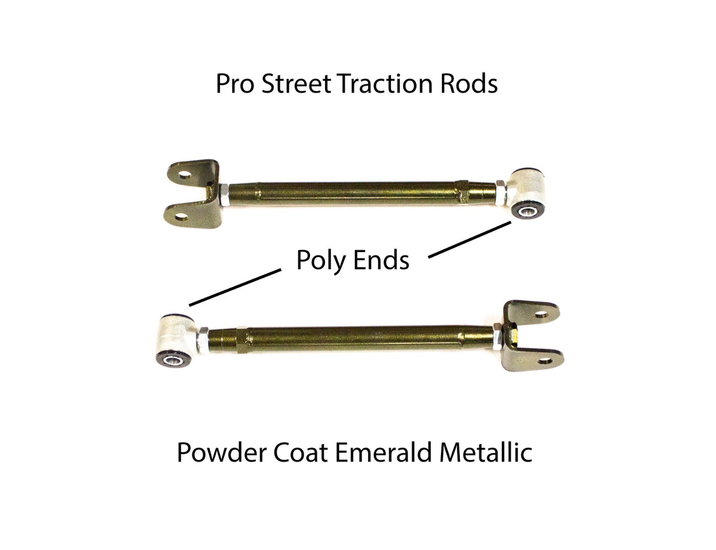 MX83 Traction Rods - Pro Street - Emerald