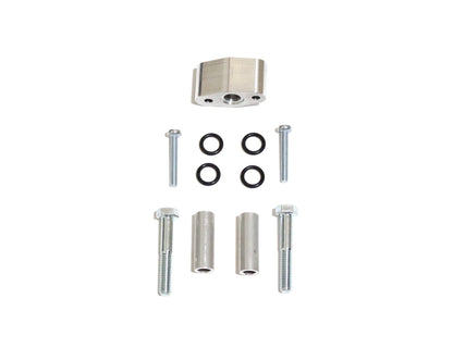 KA Side feed fuel rail adapter kit for use with Xcessive Billet KA intake flange