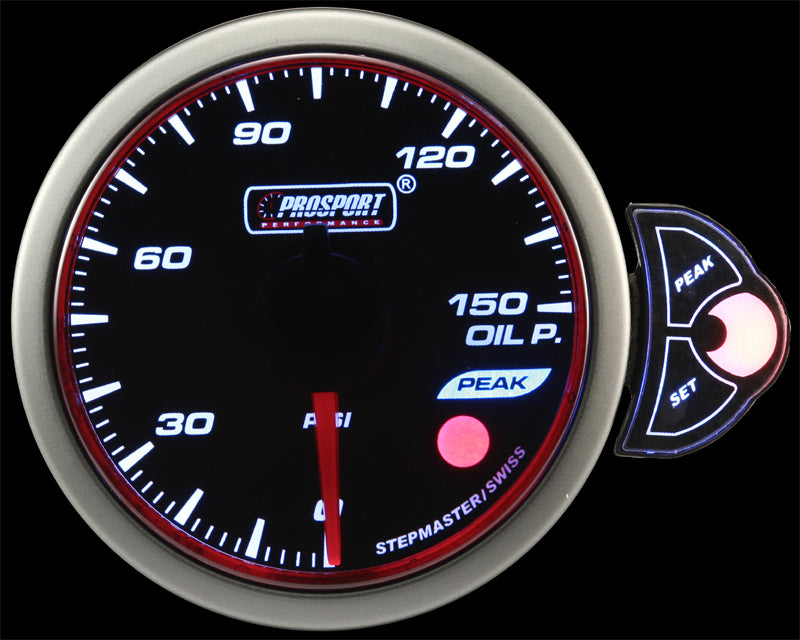 Prosport Gauges - 2-1/16" Halo Oil Pressure Gauge
