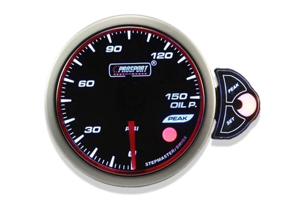 Prosport Gauges - 2-1/16" Halo Oil Pressure Gauge