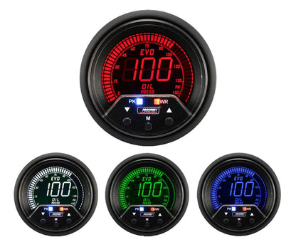 Prosport Gauges - 2-3/8" Premium Evo Electrical Oil Pressure Gauge