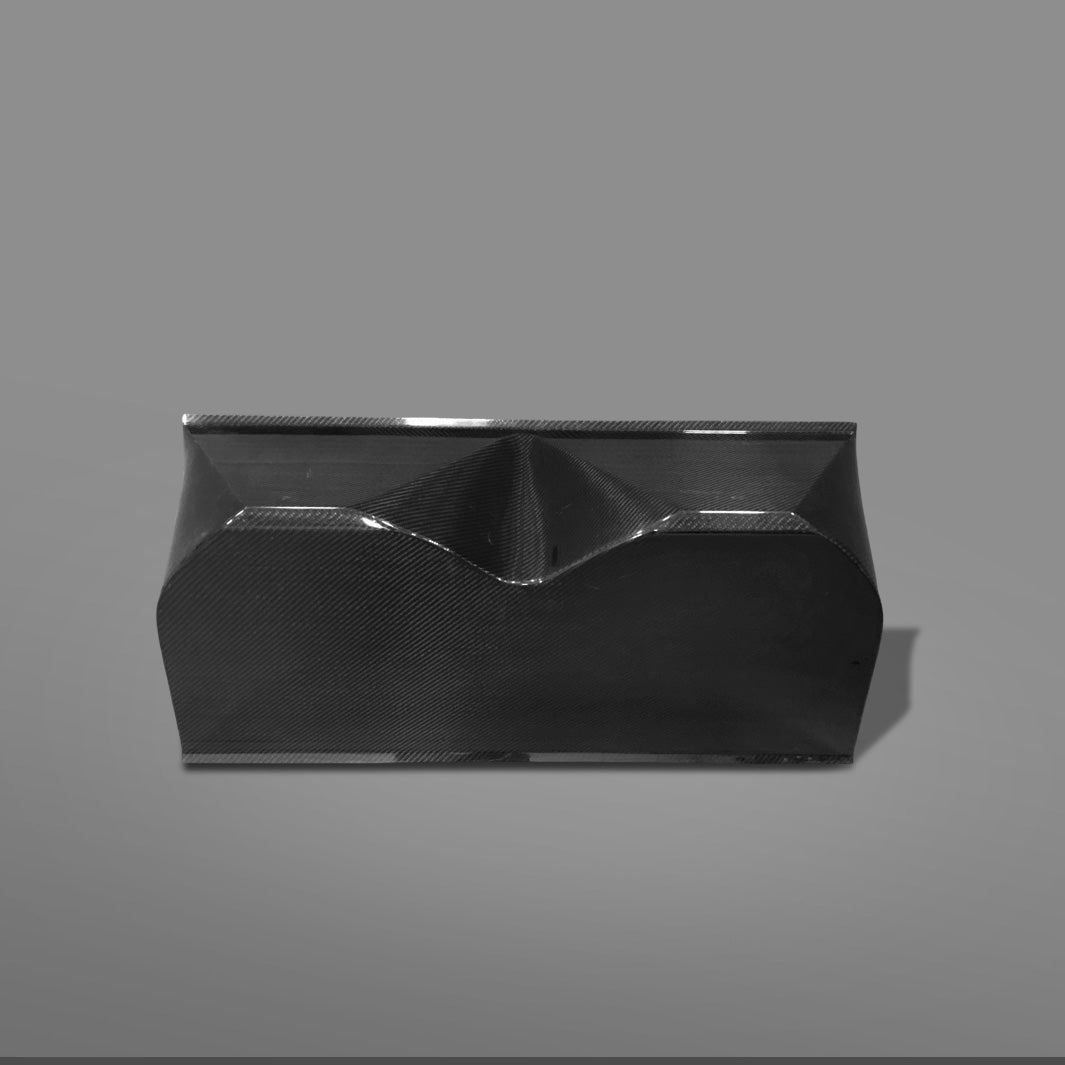 HGK Racing - Carbon Fiber Rear Mounted Radiator Fan Diffusor V1 [Redirected]