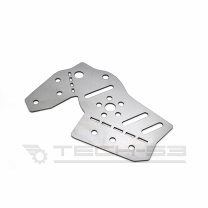 TECH 53 - BMW E36 Subframe Reinforcement Plates ( Wide Style )