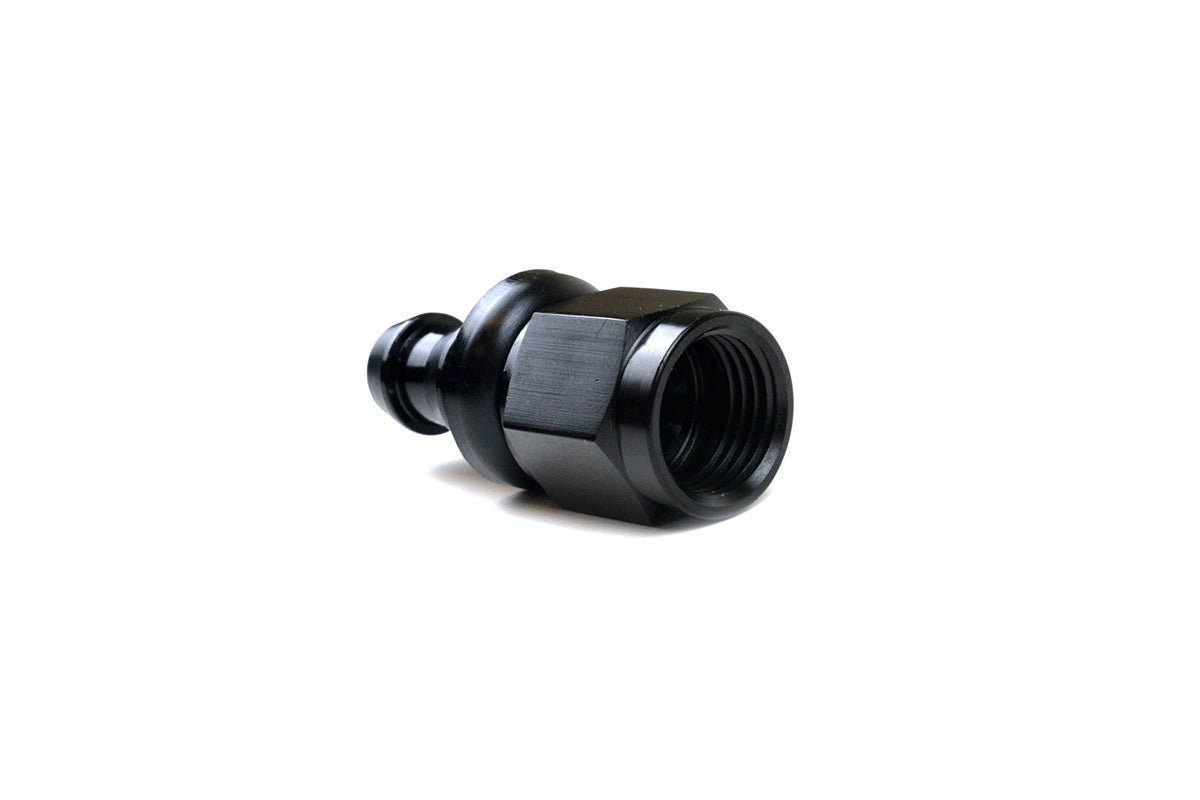 Improved Racing - RaceFlux Straight Push-Lock Hose End Fitting, 5/8" Barb to -10AN Female