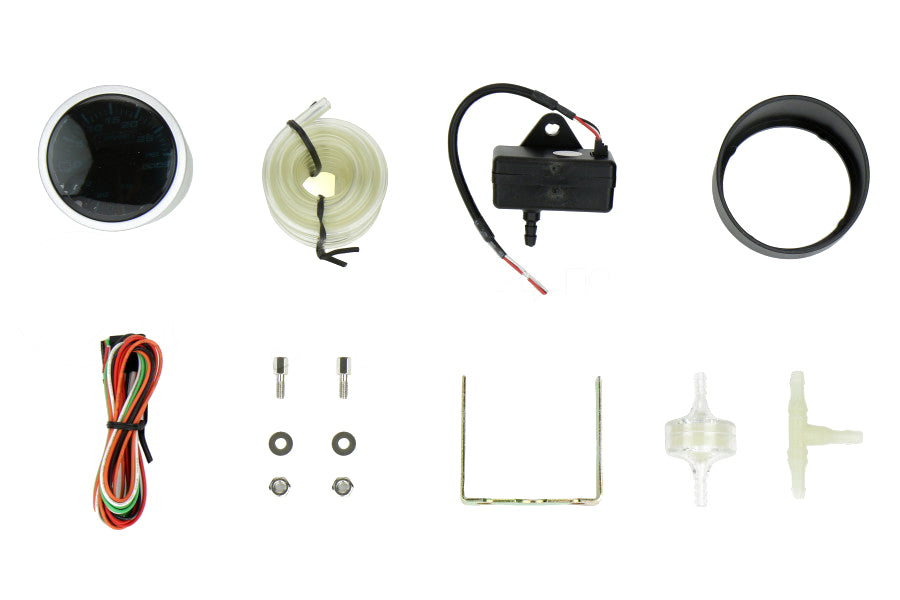 Prosport Gauges - 2-1/16" Amber / White  Electrical Boost Gauge