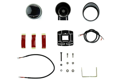 Prosport Gauges - 2-1/16" Premium Amber / White 12 volt Premium Clock