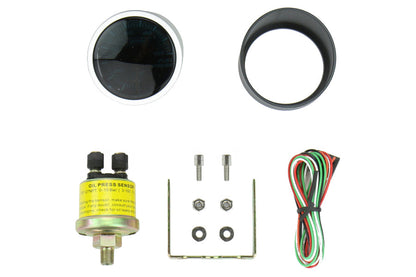 Prosport Gauges - 2-3/8" Amber / White - Oil Pressure Gauge