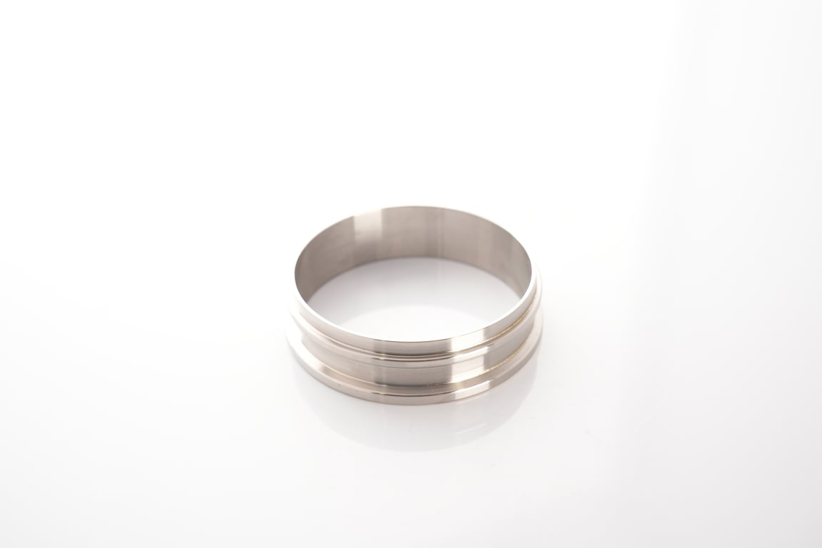 Precision Turbo - T3 STYLE T/HSG. V-BAND OUTLET FLANGE TO 3" TUBE