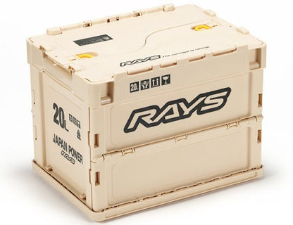 Rays Folding Container Box 23S 20L - Ivory