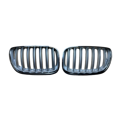 E53 X5 Titanium Front Grilles