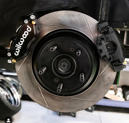 SLG - BMW E46 Wilwood Dual Caliper Bracket & Kits - ( 330 ) w/ Caliper and Pad Set