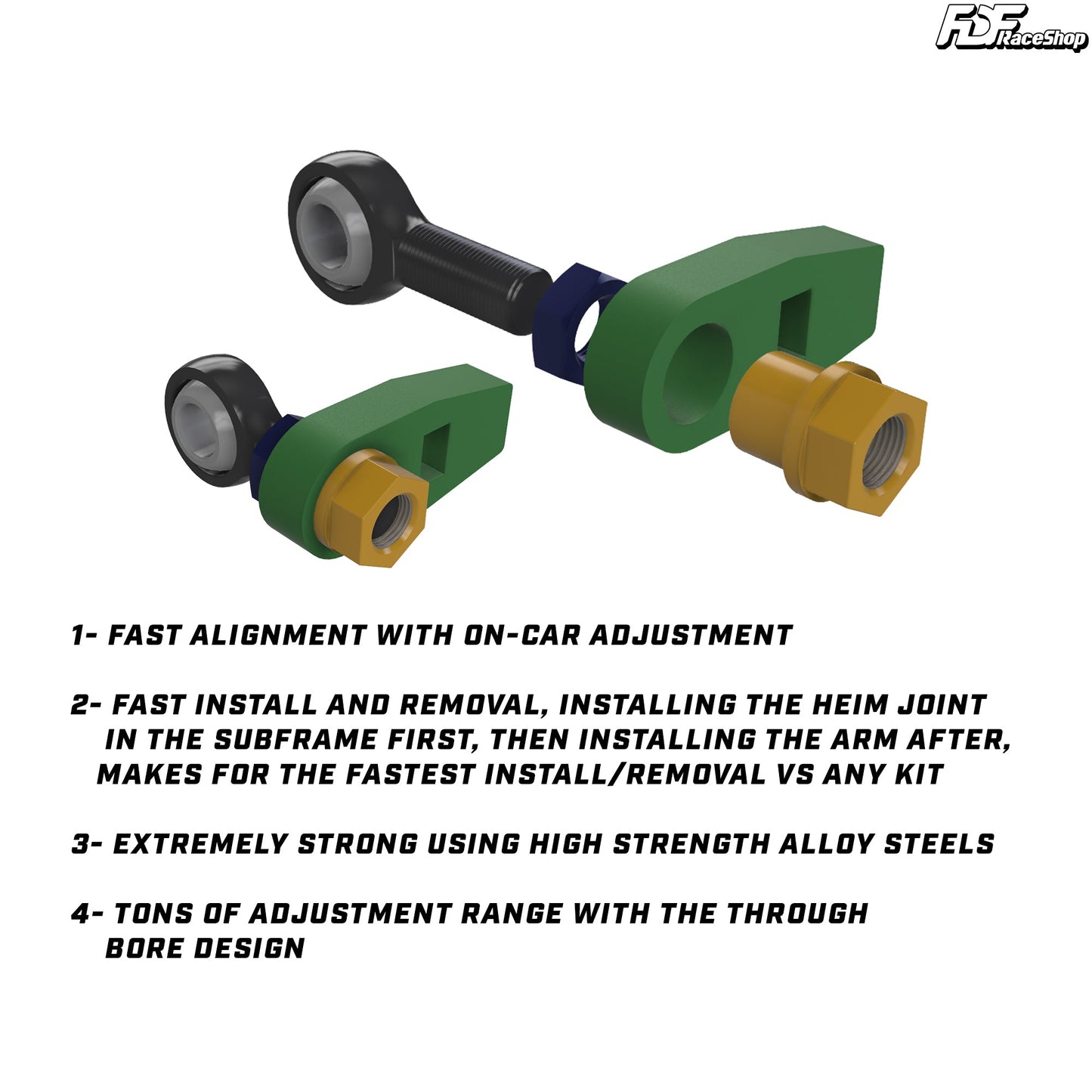 FDF Raceshop - FORD MUSTANG S197 MEGA MANTIS ANGLE KIT