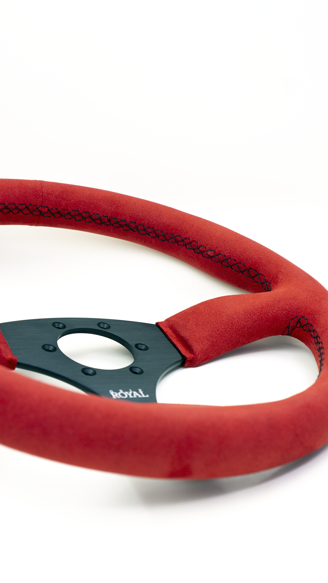 Grip Royal - Ace - 350mm - Red Suede - Black Stitch