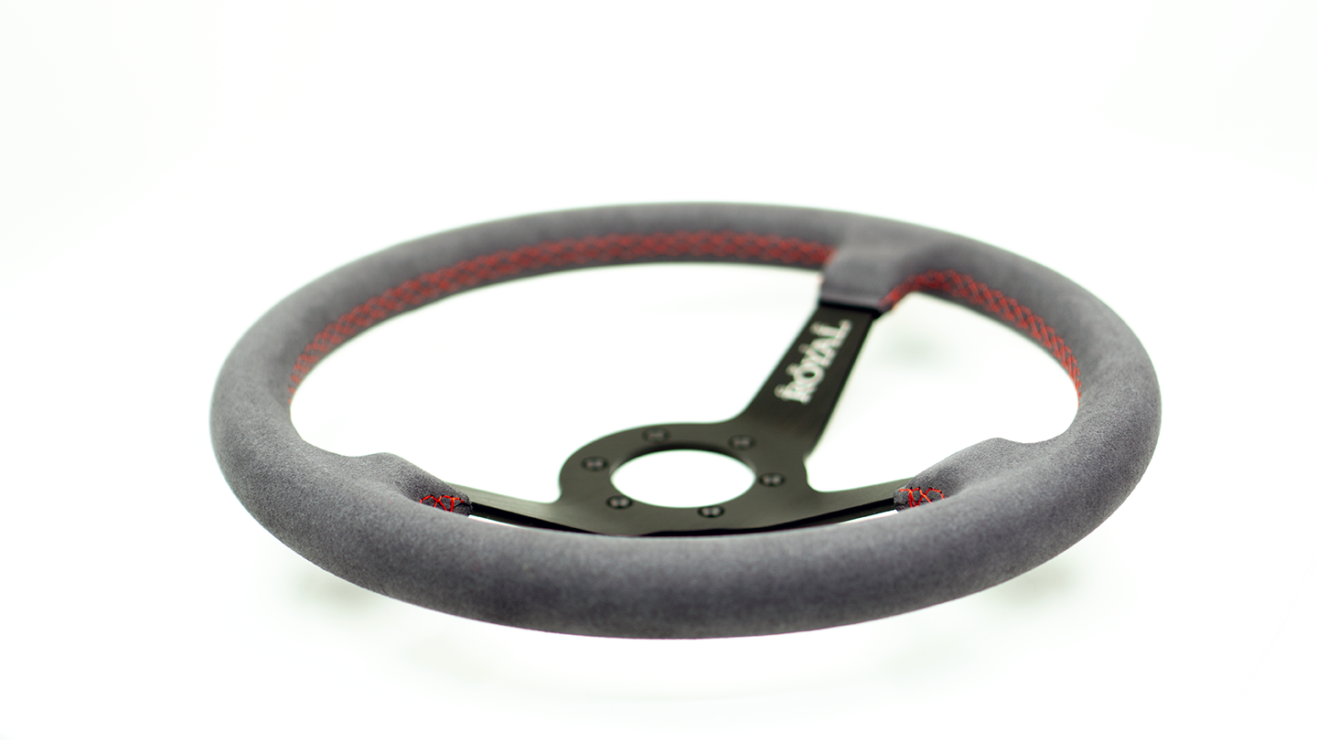 Grip Royal - Brute - 350mm - Grey Suede - Red Stitch