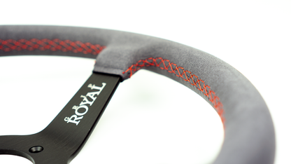 Grip Royal - Brute - 350mm - Grey Suede - Red Stitch