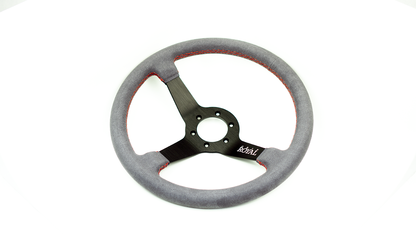Grip Royal - Brute - 350mm - Grey Suede - Red Stitch