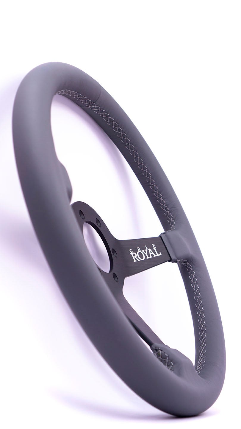 Grip Royal - Brute - 350mm - Grey Leather - "Macbeth"