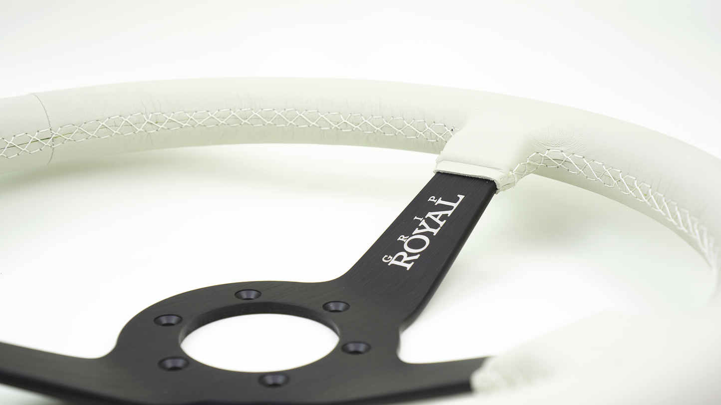Grip Royal - Brute - 350mm - White Leather - "Ghost"