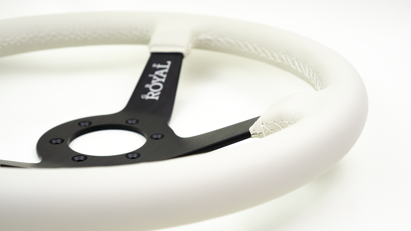 Grip Royal - Brute - 350mm - White Leather - "Ghost"