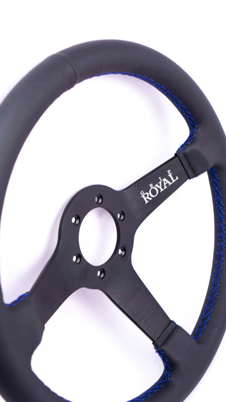 Grip Royal - Brute - 350mm - Leather - Blue Stitch