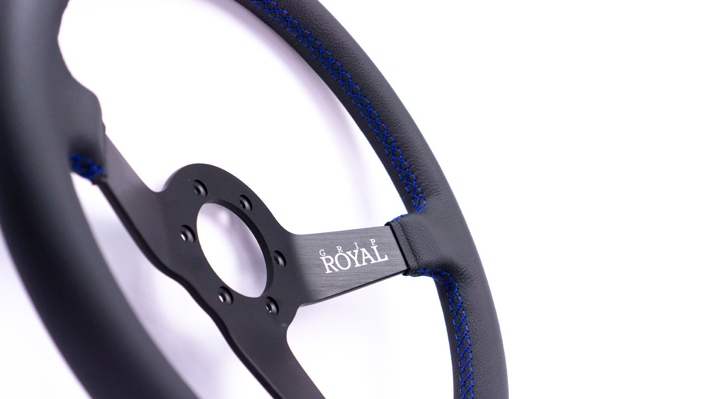 Grip Royal - Brute - 350mm - Leather - Blue Stitch