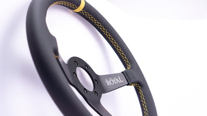 Grip Royal - Brute - 350mm - Leather - Gold TDC - Gold Stitch