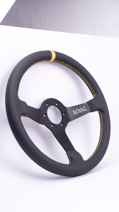 Grip Royal - Brute - 350mm - Leather - Gold TDC - Gold Stitch