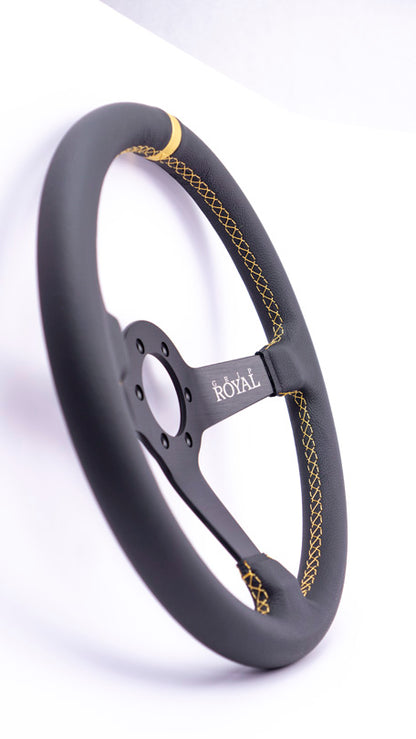 Grip Royal - Brute - 350mm - Leather - Gold TDC - Gold Stitch