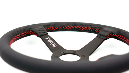 Grip Royal - Brute - 350mm - Perforated Leather - Red Stitch