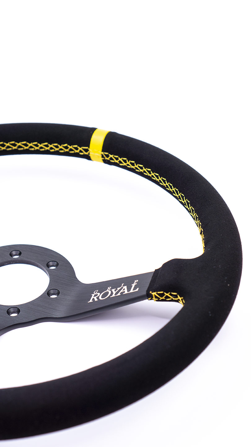 Grip Royal - Brute - 350mm - Suede - Yellow TDC - Yellow Stitch