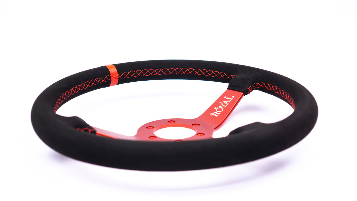 Grip Royal - Brute - 350mm - Suede - Red Spokes - Red TDC - Red Stitch