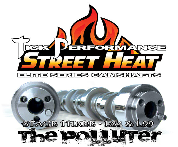 Tick Performance - Street Heat Stage 3 POLLUTER Camshaft for LS3 & L99 Engines