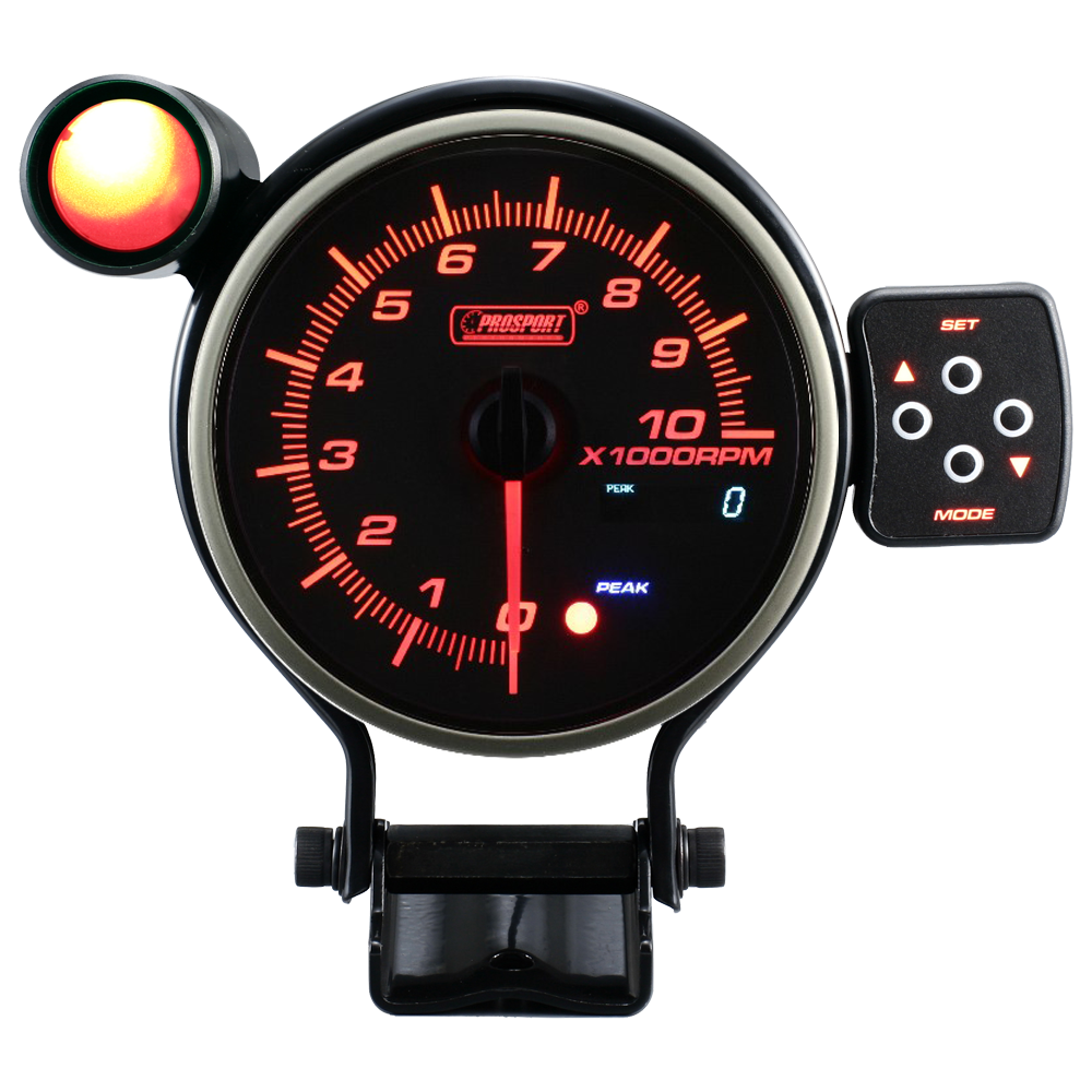 Prosport Gauges - 3-3/4" Tachometer Peak/Warning