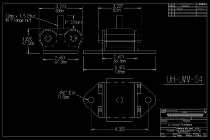 Urethane Motor Mount - UH-UMM-S4