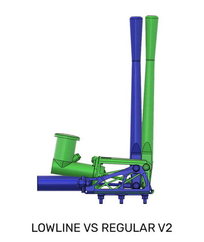 GKTech - Lowline Hydraulic e-brake assembly + handle