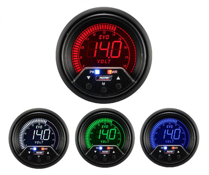 Prosport Gauges - 2-3/8" Premium Evo Electrical Volt Gauge