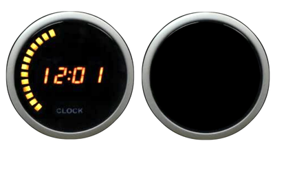 Prosport Gauges - 2-1/16" Digital Clock 12 volt -Amber