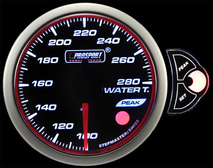 Prosport Gauges - 2-1/16" Halo Water Temperature Gauge
