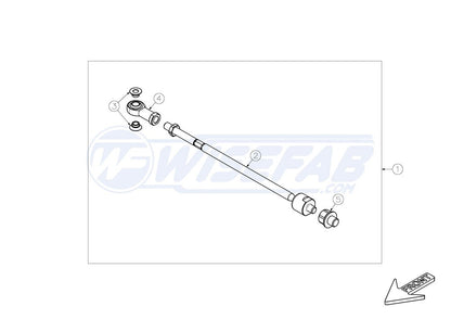 WiseFab - Nissan 240sx Tierod Front Rack (WF1401_600A)