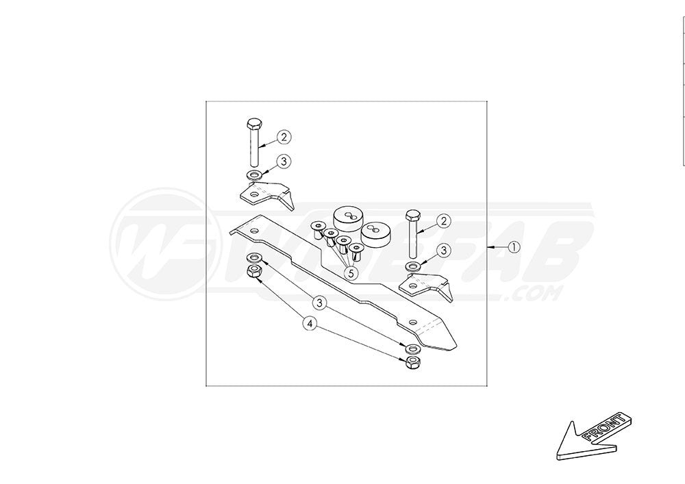 WiseFab - Toyota Supra A90 Front Steering Rack Conversion Kit To BMW E90 Steering Rack