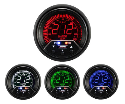 Prosport Gauges - 2-3/8" Premium Evo Electrical Water Temperature Gauge